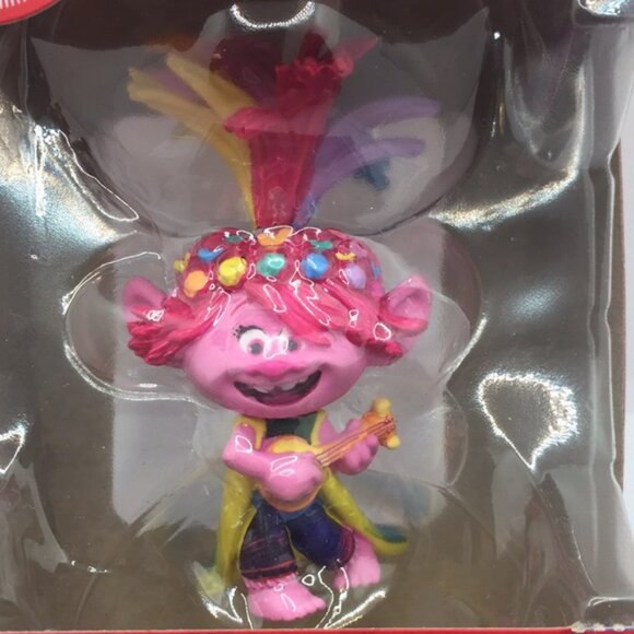2020 Hallmark Dream Works Trolls World Tour Poppy Guitar Christmas Tree Ornament - Picture 2 of 10